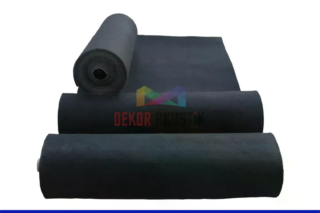 ses bariyeri zemine uygulanıp sesi absorbe eder